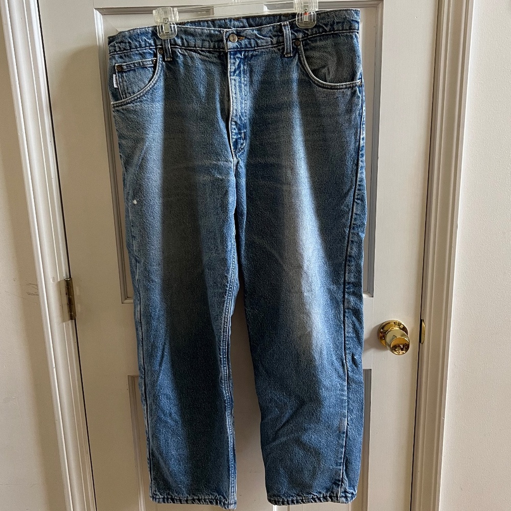 Vintage Carhartt flannel lined jeans